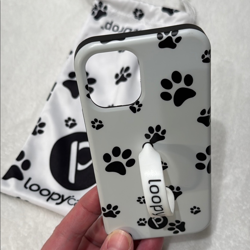 iPhone 12 Mini Loopy Pawprint Phone Case - Picture 5 of 7